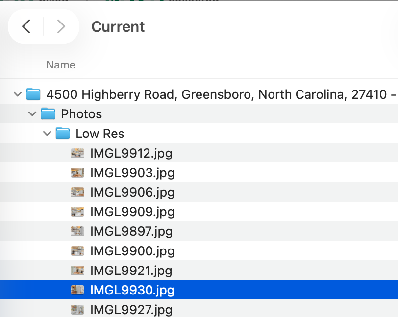 Organized Dropbox folders